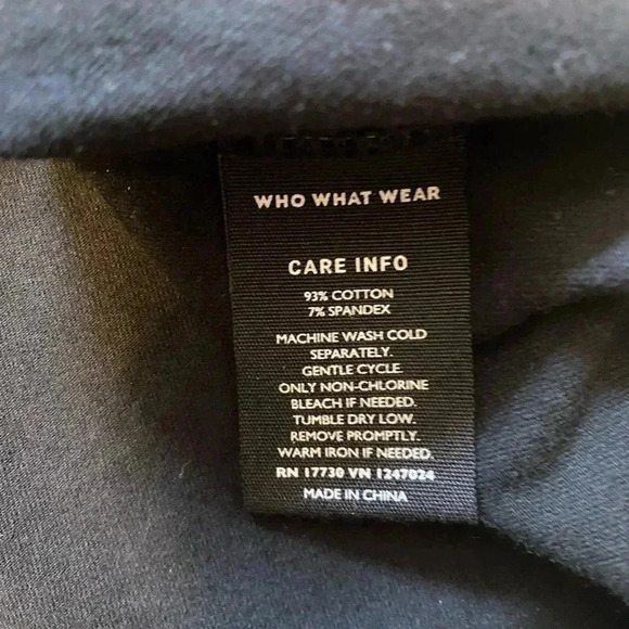 Who What Wear Black Off Shoulder Ruffle Shoulder Ties Tank Top Size XXL - Picture 4 of 9